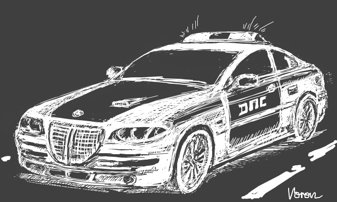 BMW Police из будущего